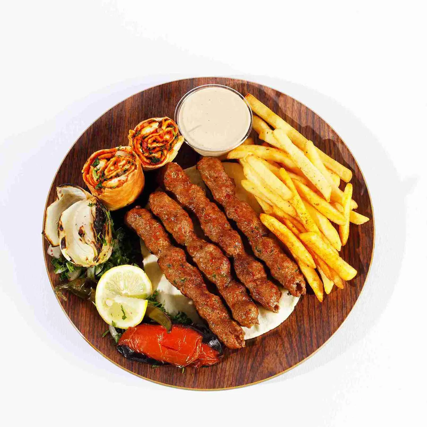Meat Mabshour Plate With Tabbouleh