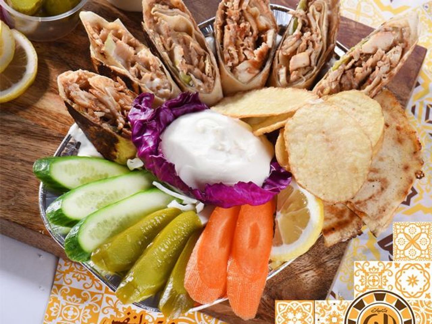 شاورما دجاج عربي