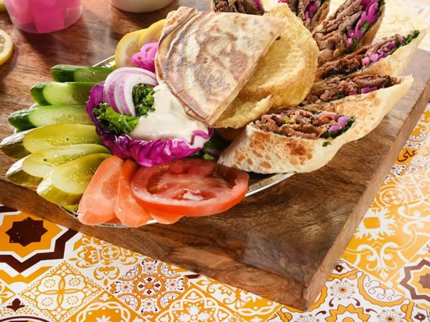 شاورما لحم عربي