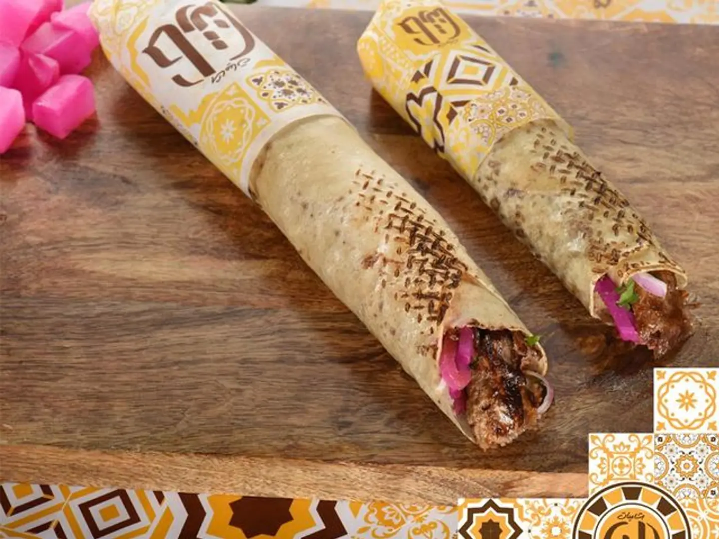 ساندوتش شاورما لحم