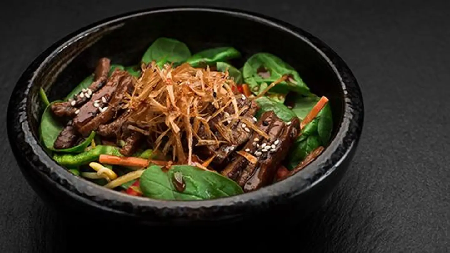Beef Teriyaki Salad
