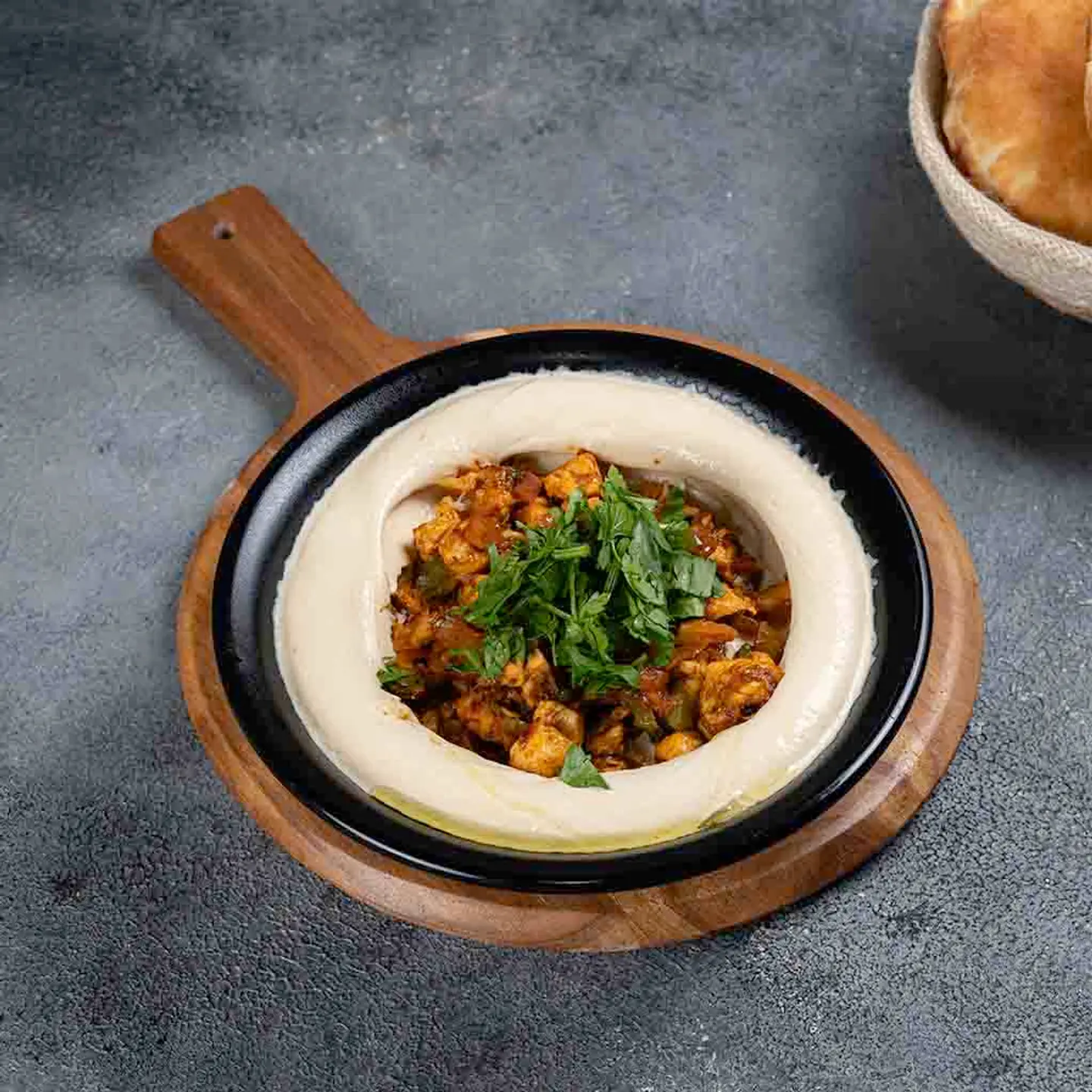 حمص مقلقل دجاج