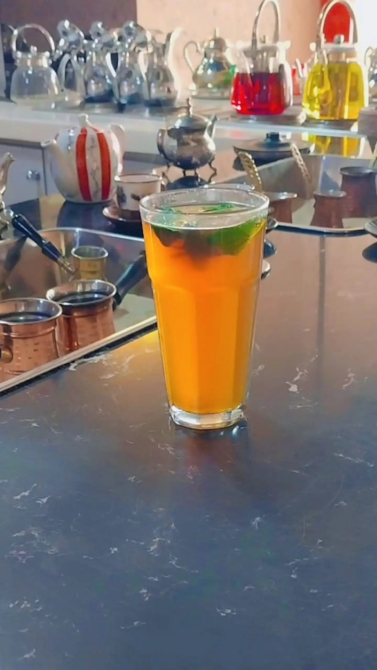 كوب شاهي مغربي زجاج