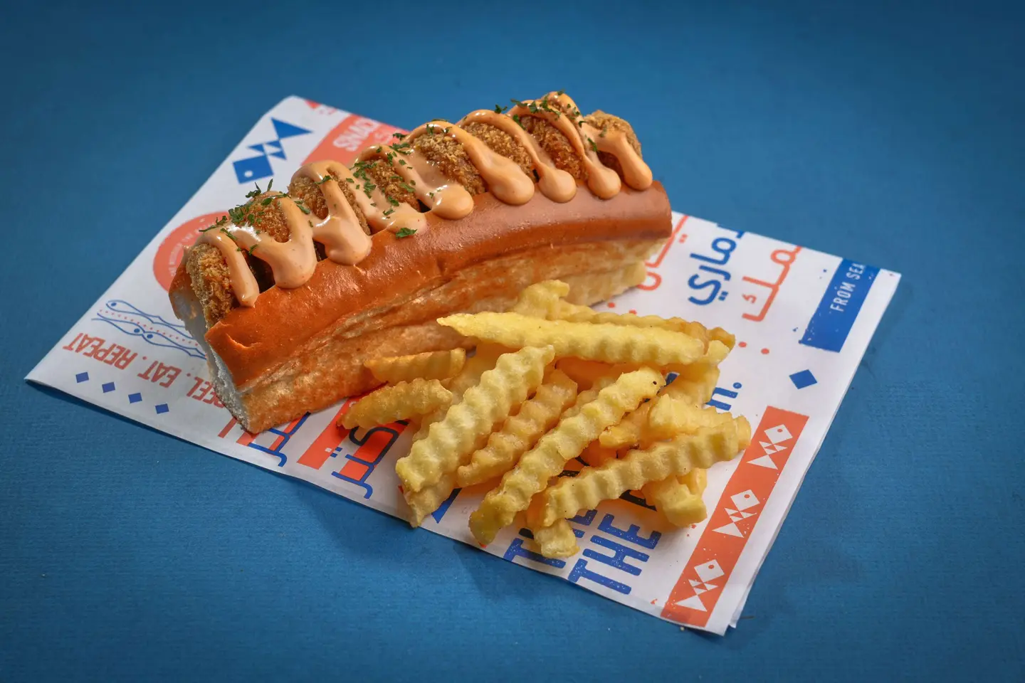 وجبة شاك رول مقلي