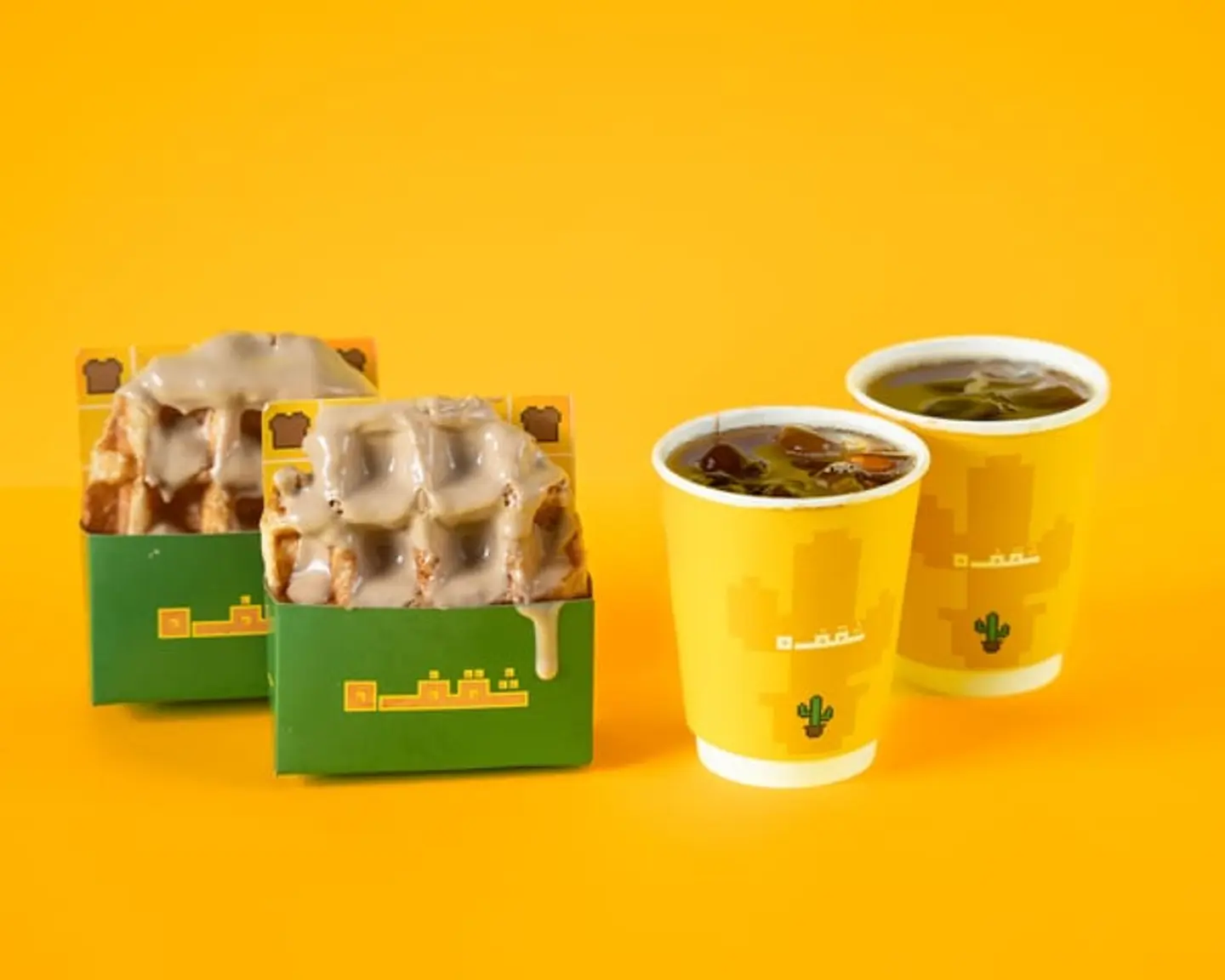 2 Kinder Waffle+ 2 Iced Coffee