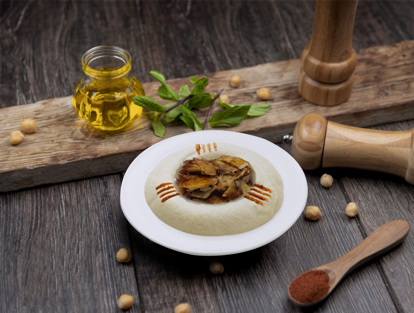 Hummus Chicken Shawarma