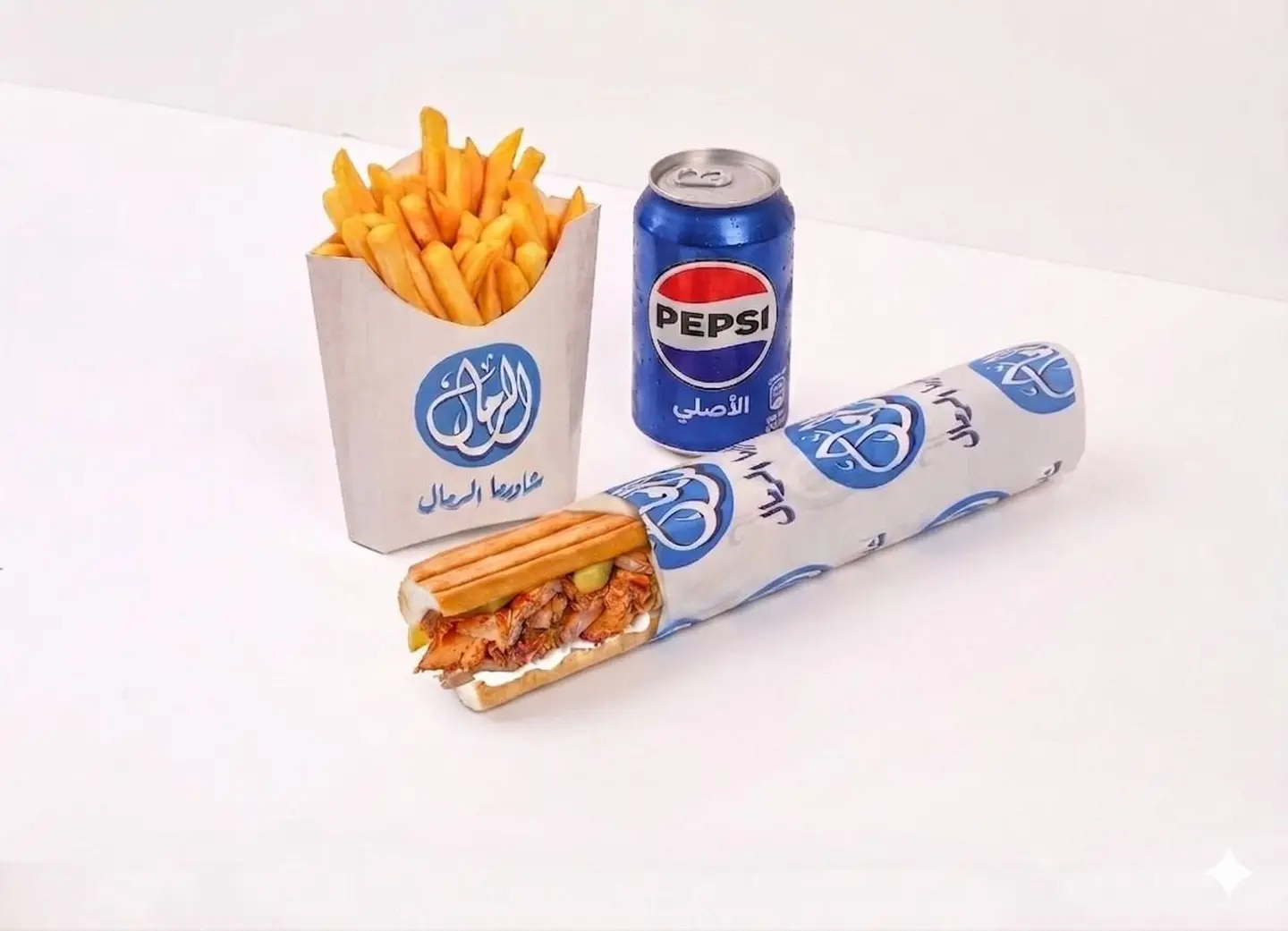 Samouli Chicken Shawarma Sandwich Meal