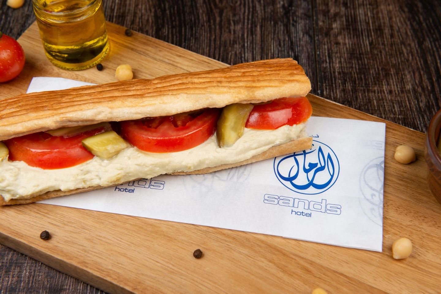 Hummus Sandwich