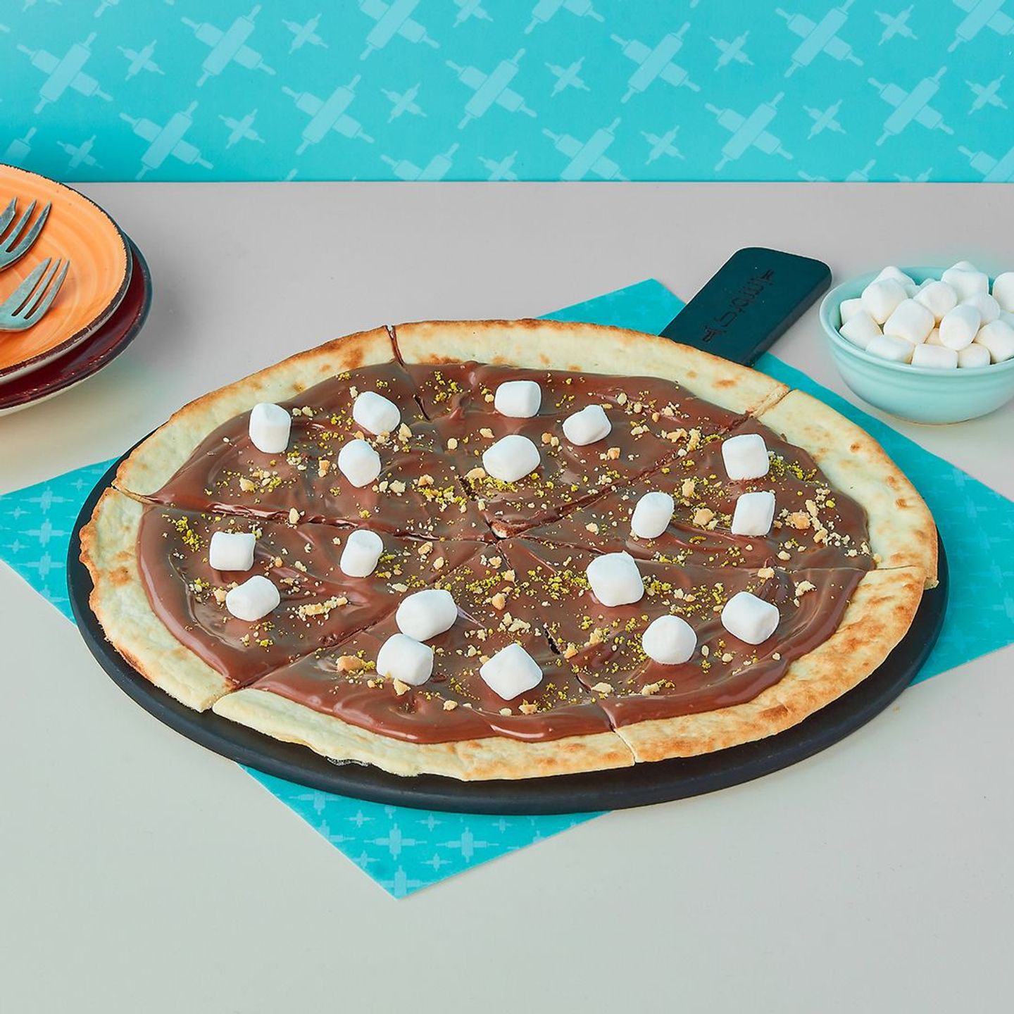 Nutella Calzone With Marshmallow