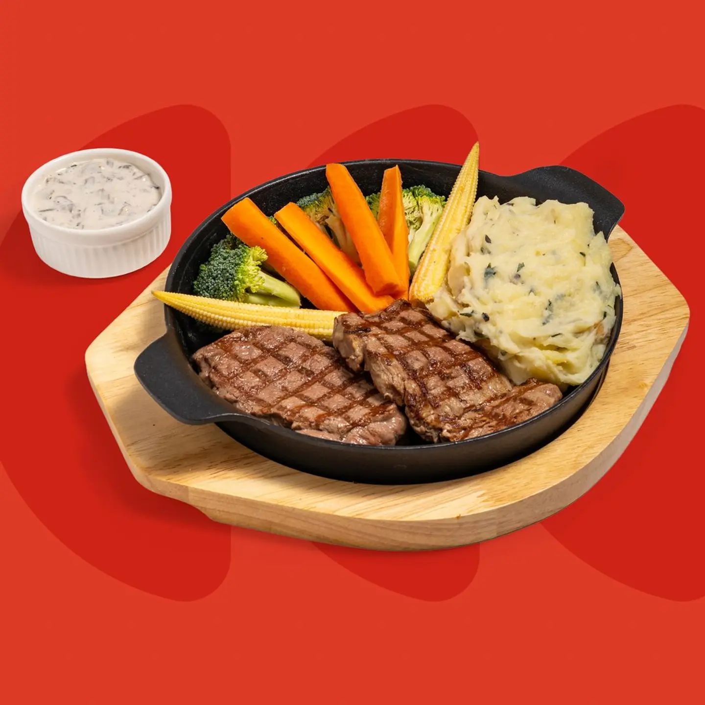 ستيك بالفطر سكيليت