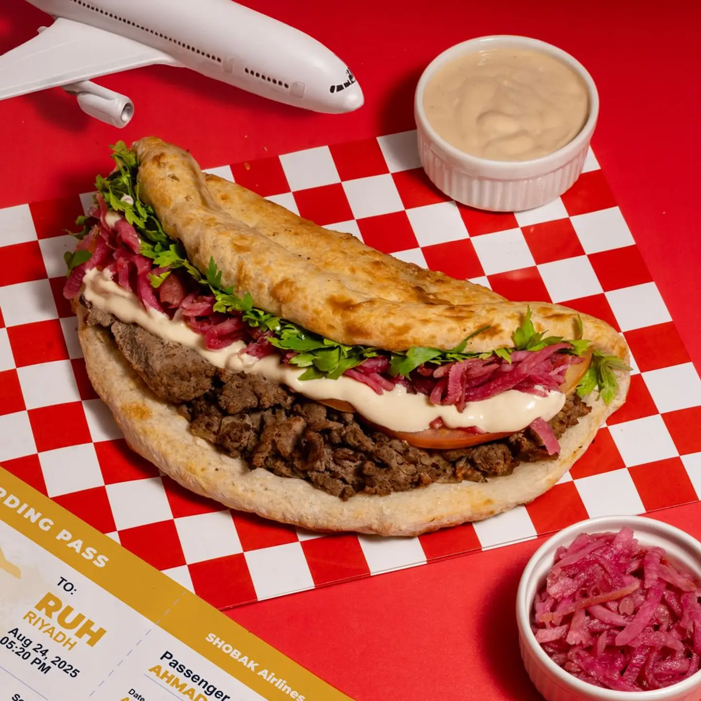 Beef Shawerma Pizzettas