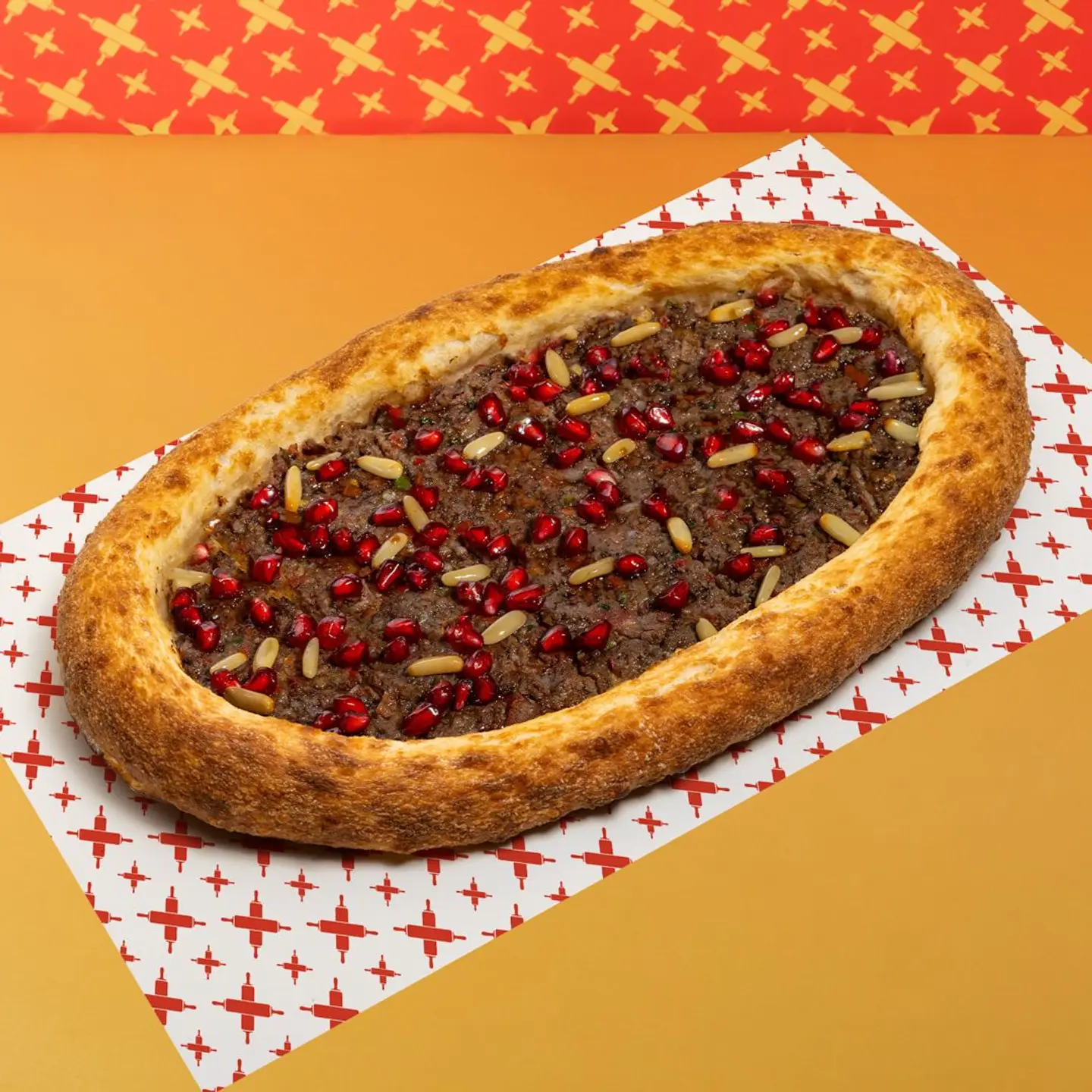 Lahmeh With Pine Nuts