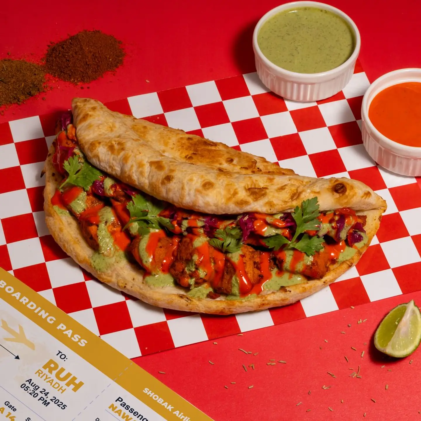 Tikka Chicken Pizzettas