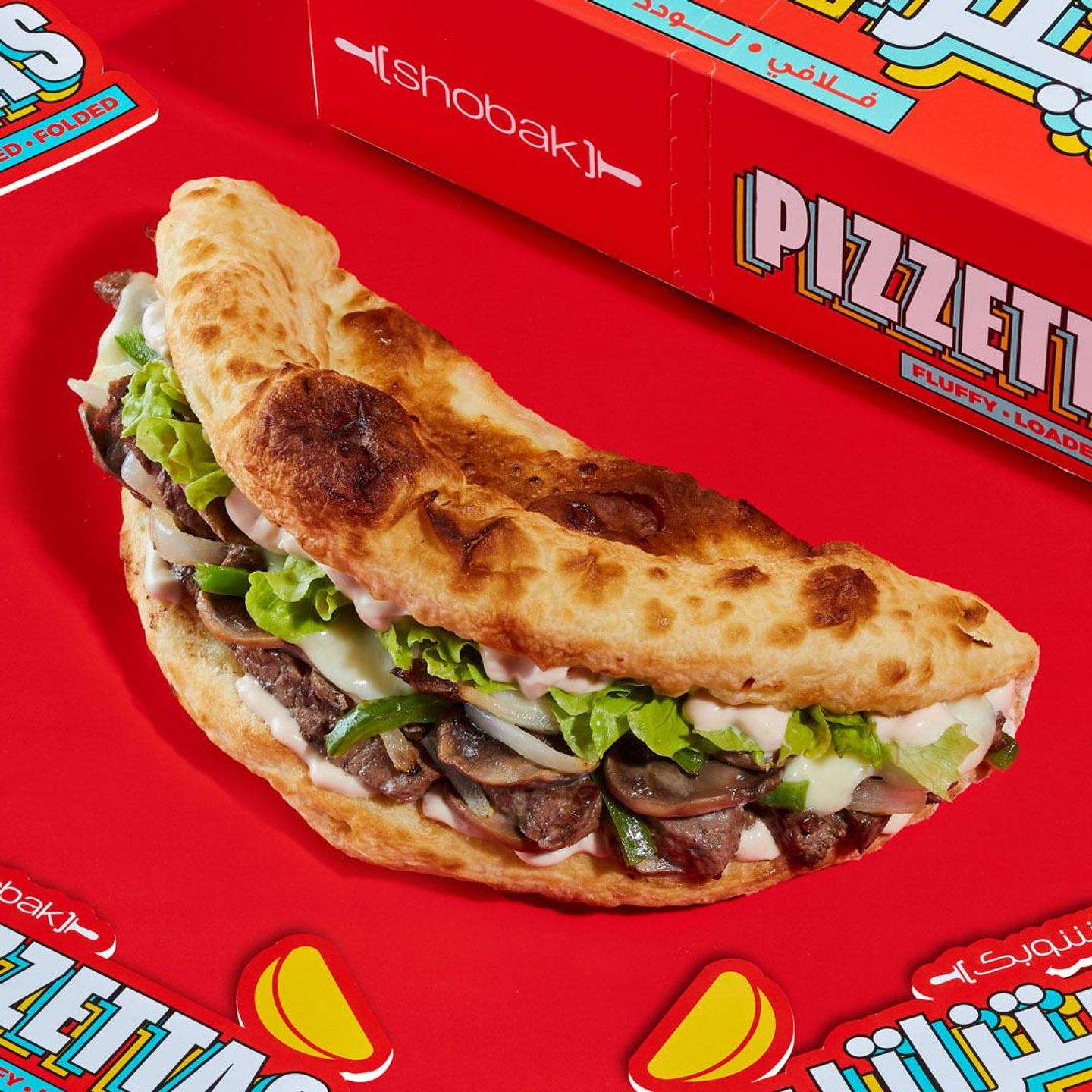 Beef Steak Mushroom Pizzettas