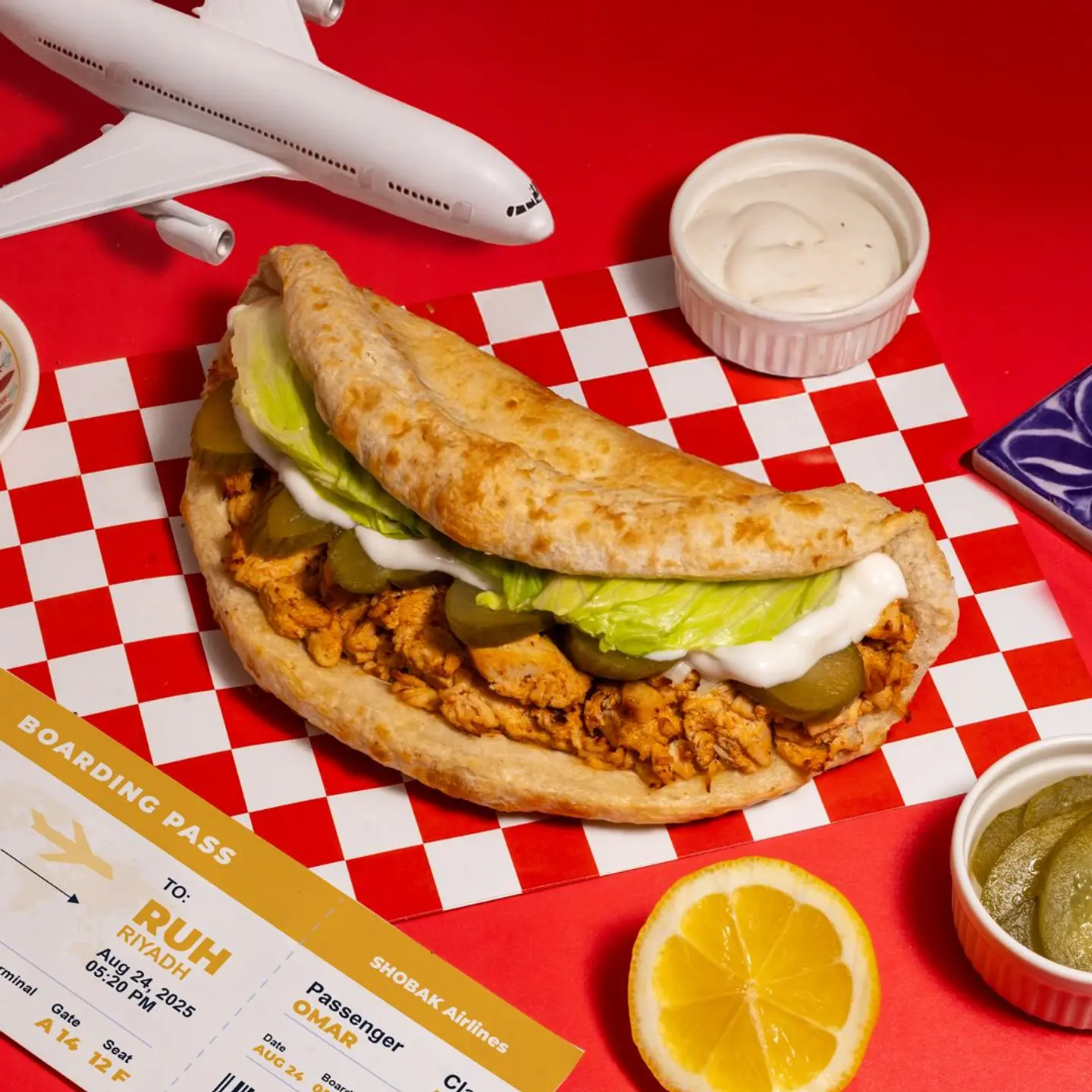 Chicken Shawarma Pizzettas