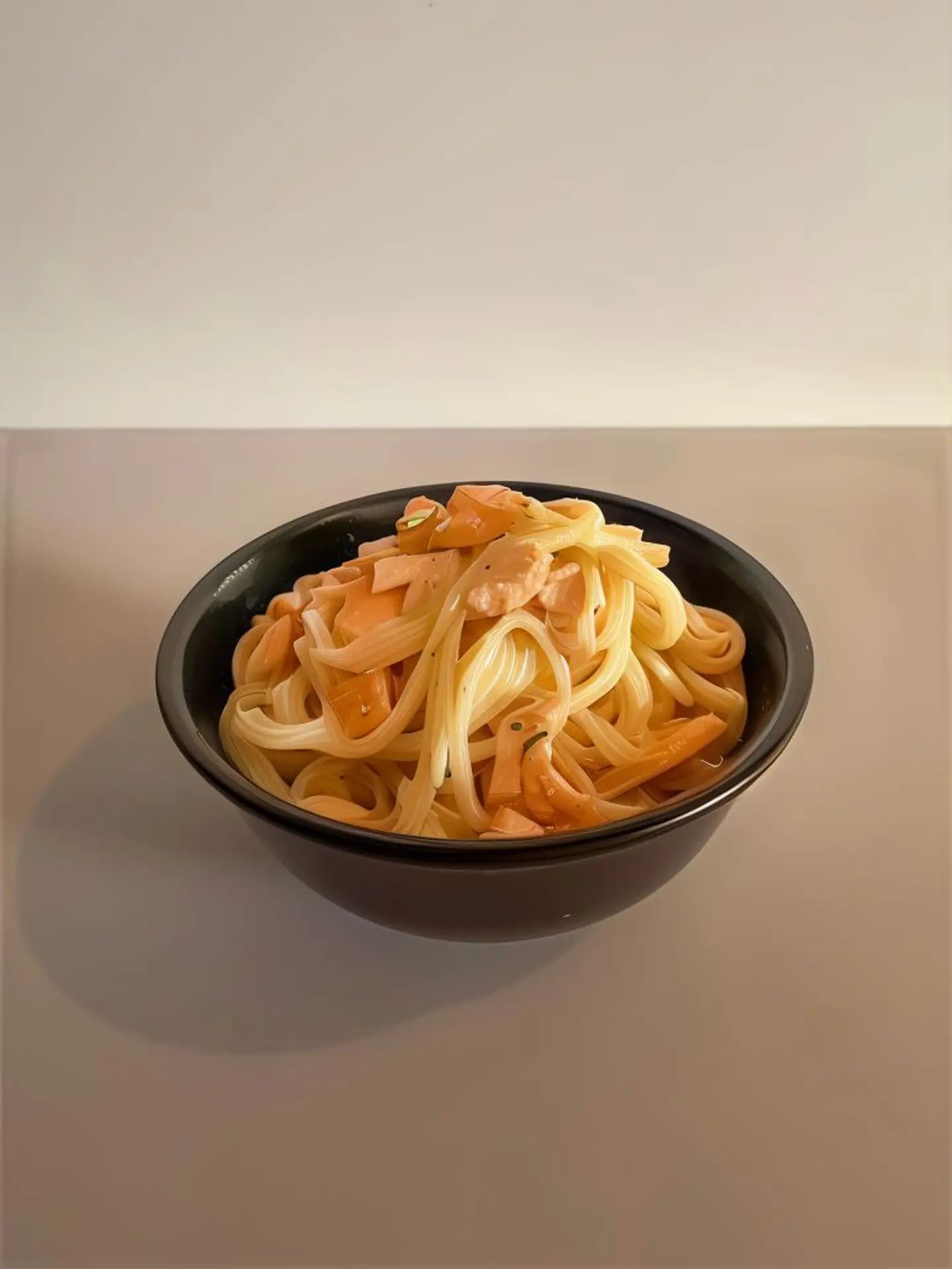 Cheesy Salmon Noodles