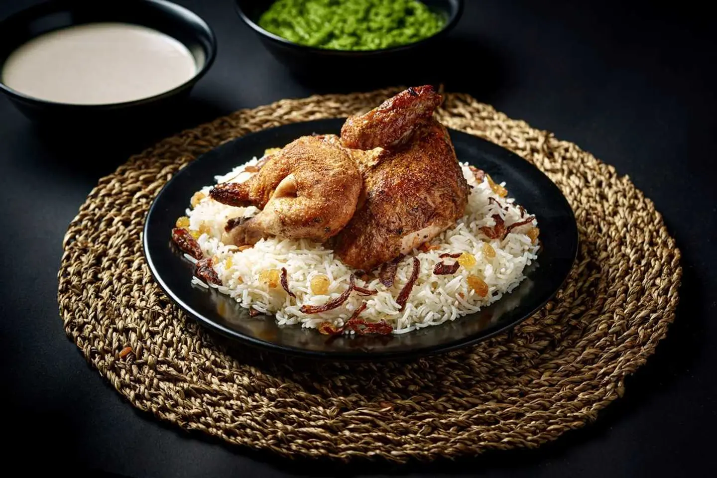 Half Grill Chicken With Peshawari Rice