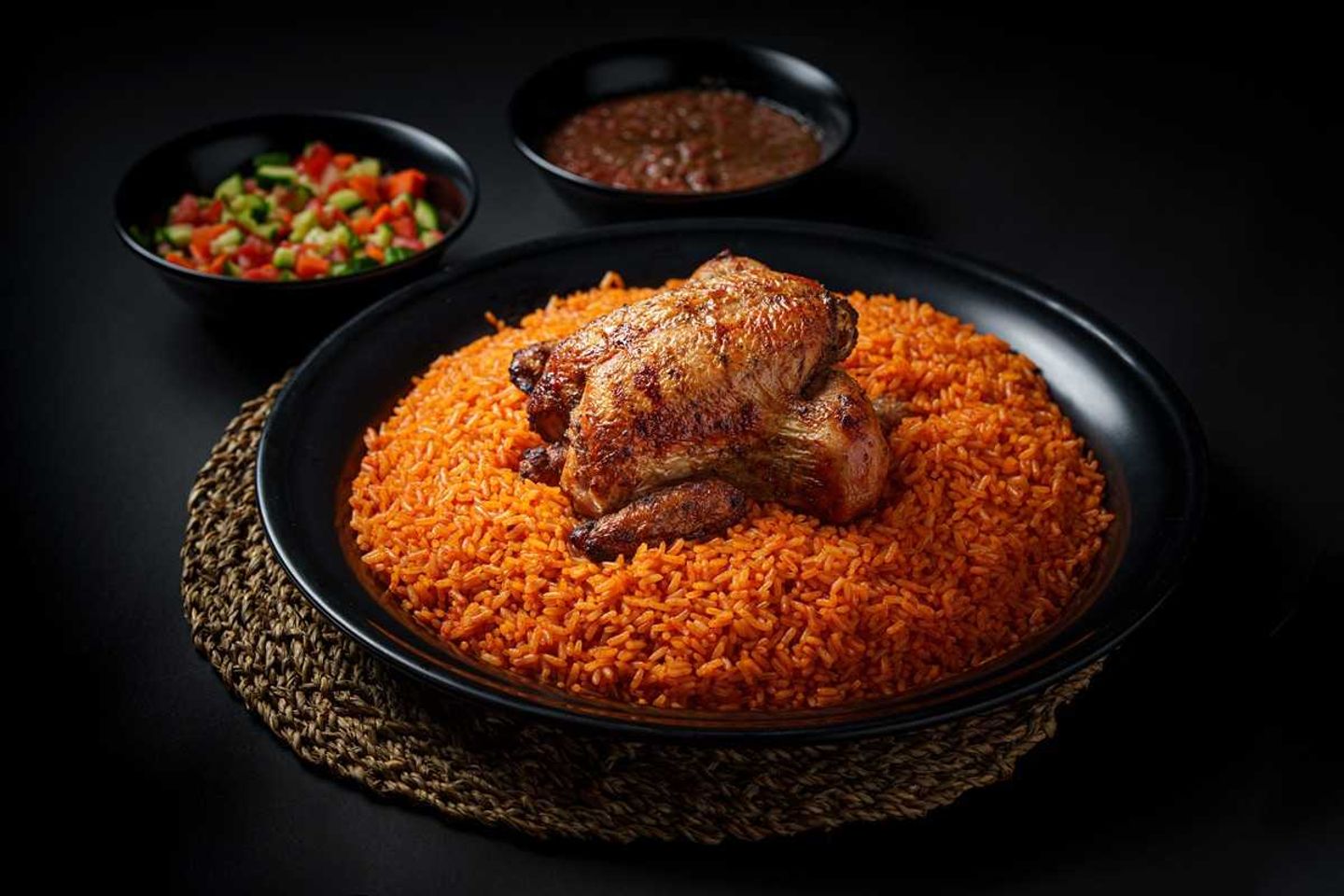 دجاجه كاملة شواية مع الرز السعودي