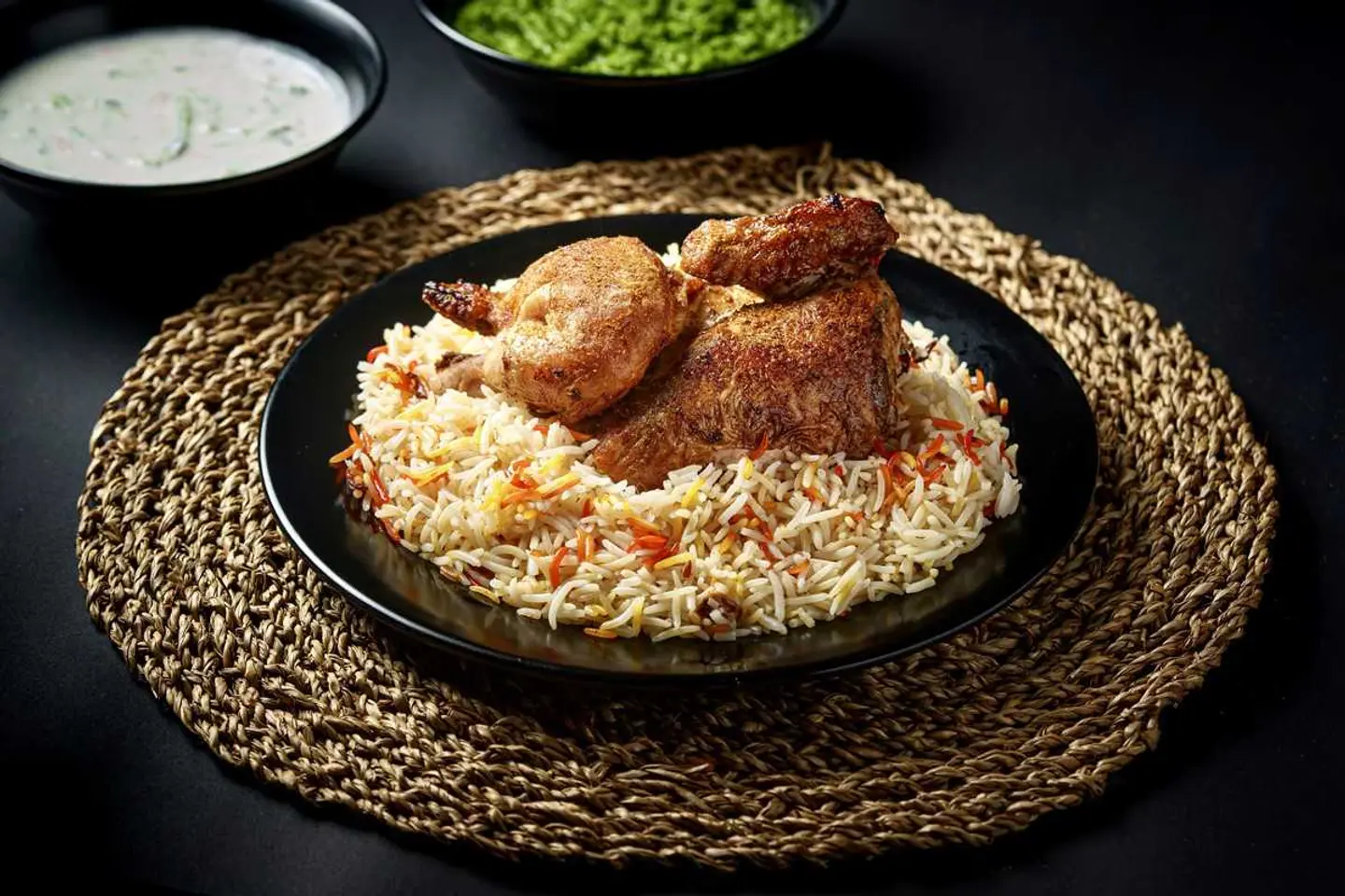 Half Grill Chicken With Biryani Rice