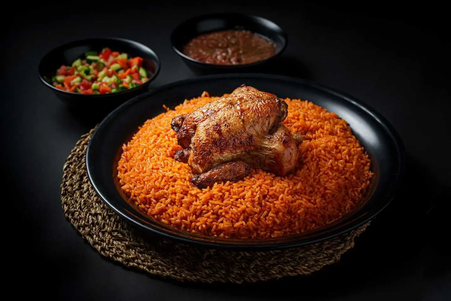 Whole Grilled Chicken With Saudi Rice