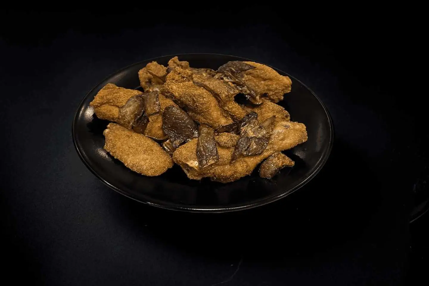 Half Fried Chicken Without Rice