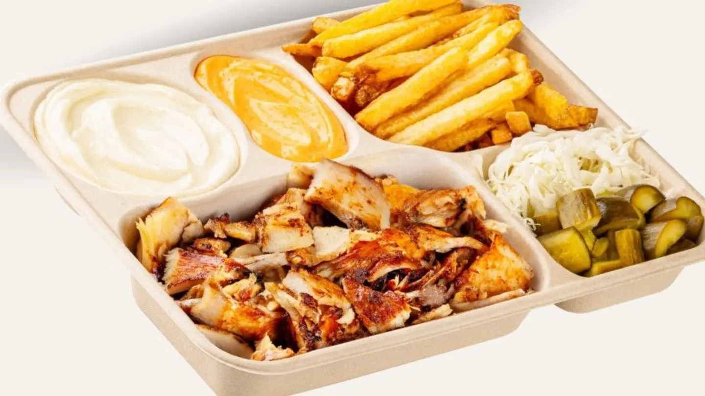 صحن شاورما دجاج