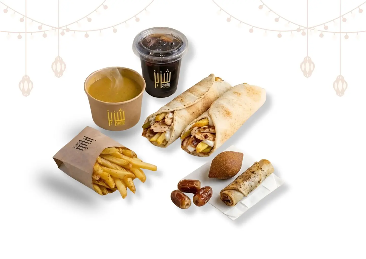 وجبة شورما الدجاج الرمضانية