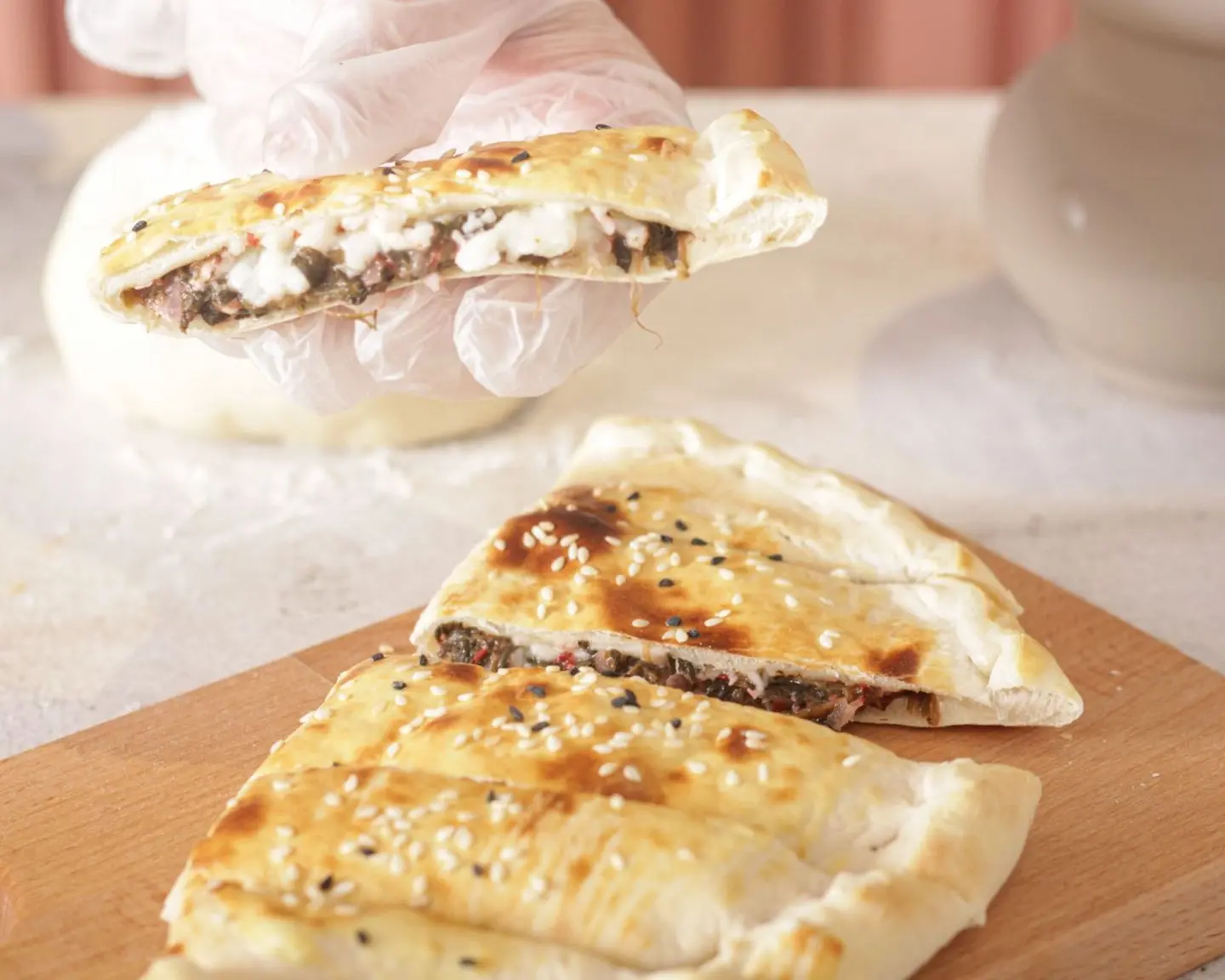 فطيرة سبانخ بالجبنة