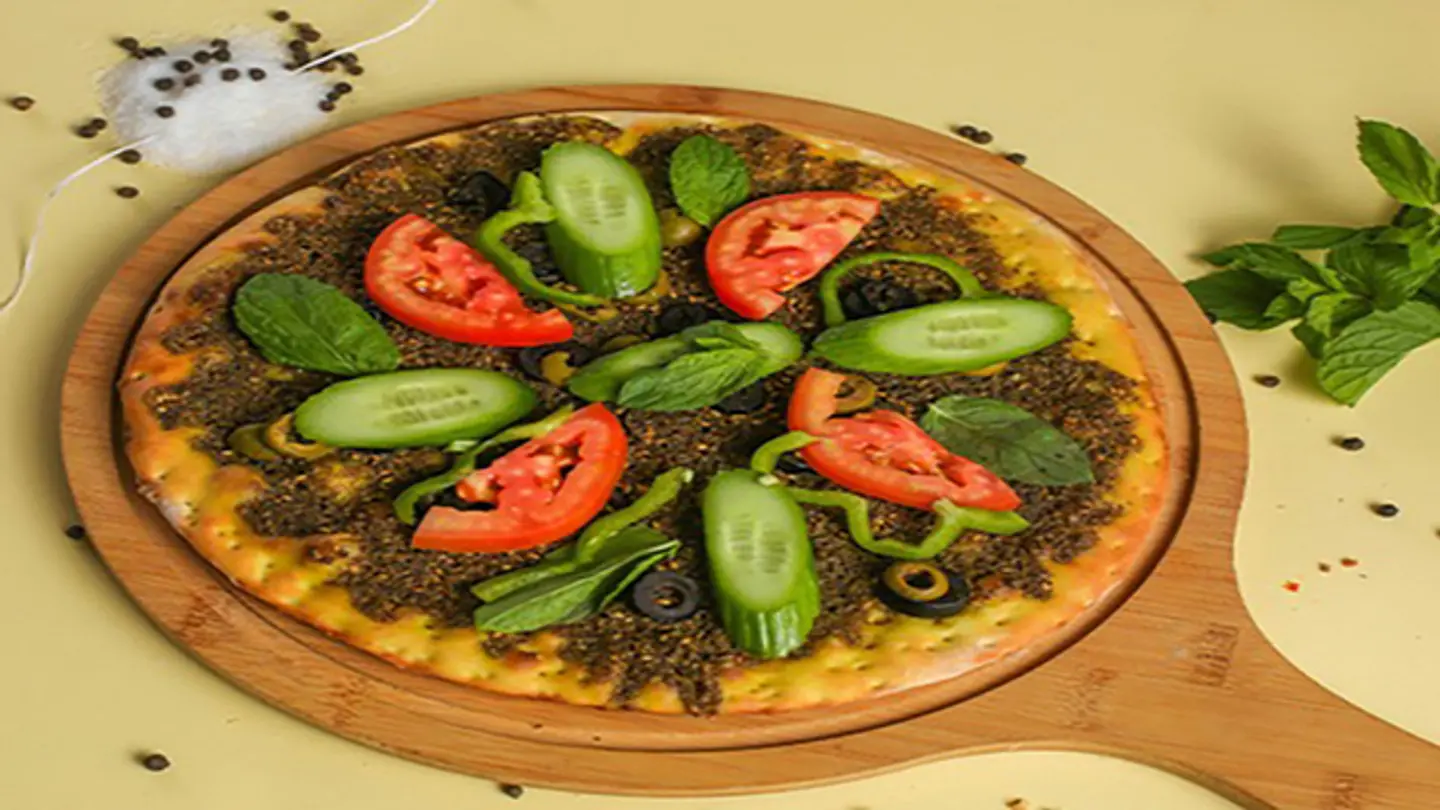 زعتر مع الخضار