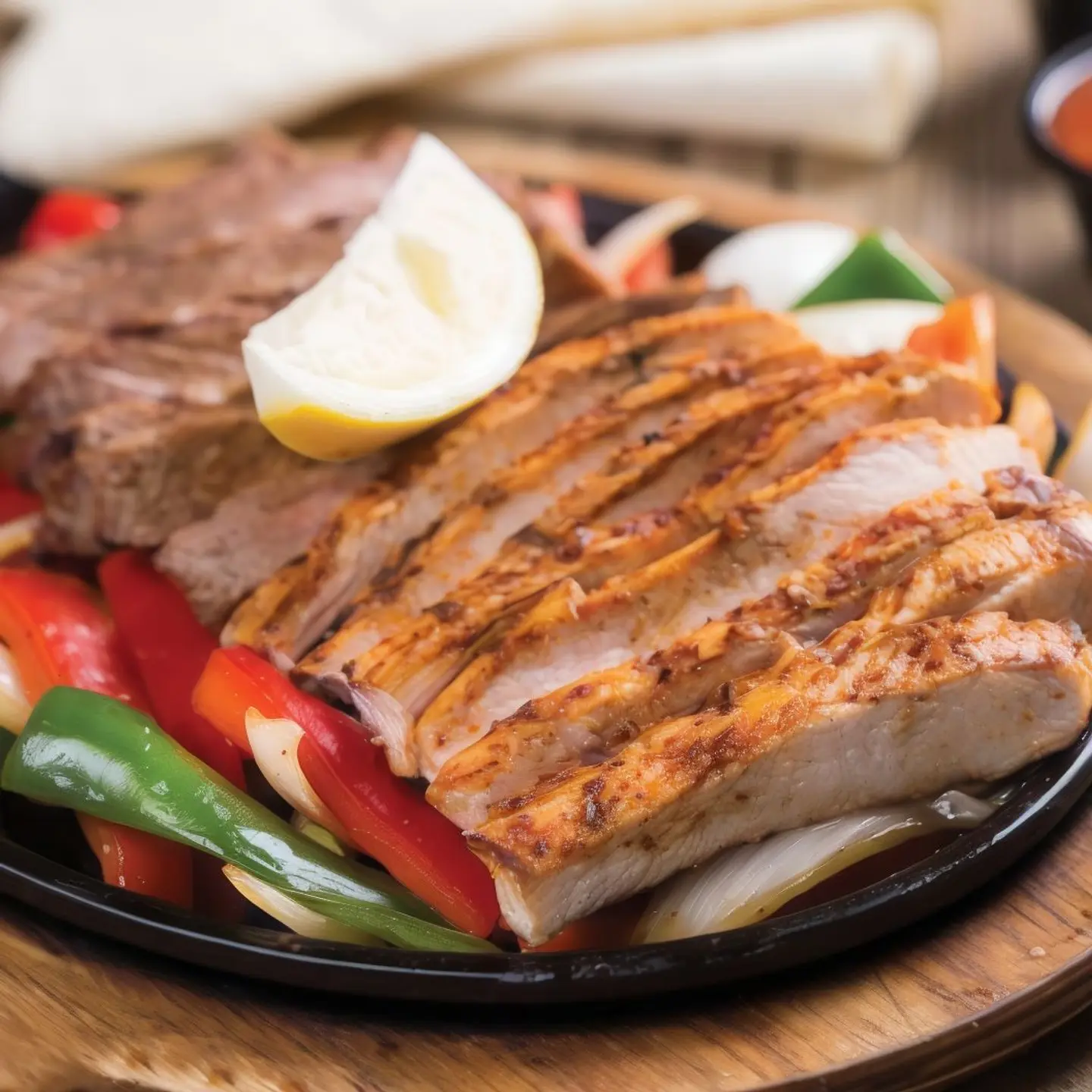 فاهيتا كومبو ( دجاج ولحم )