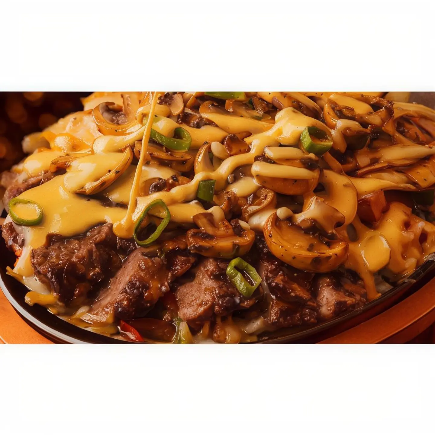 تشيزي مشروم فاهيتا اللحم