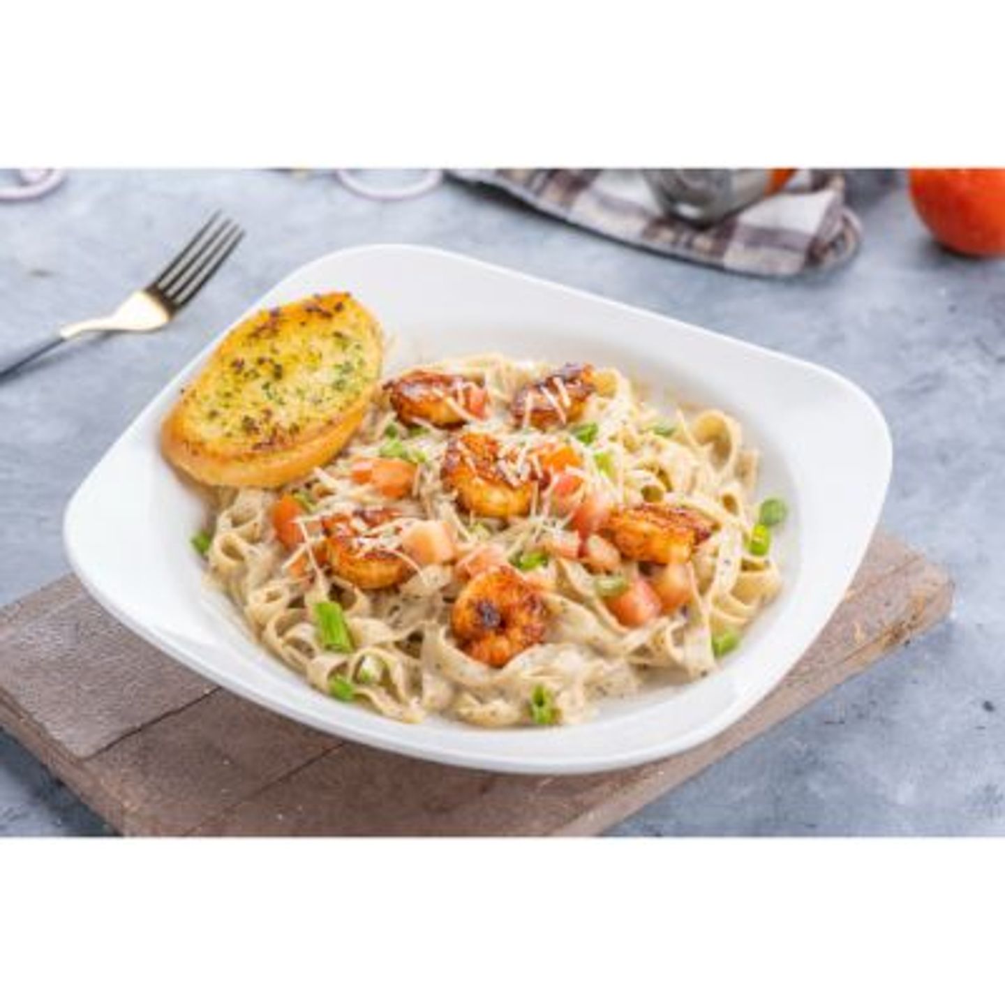 Fettuccini Alfredo Shrimp