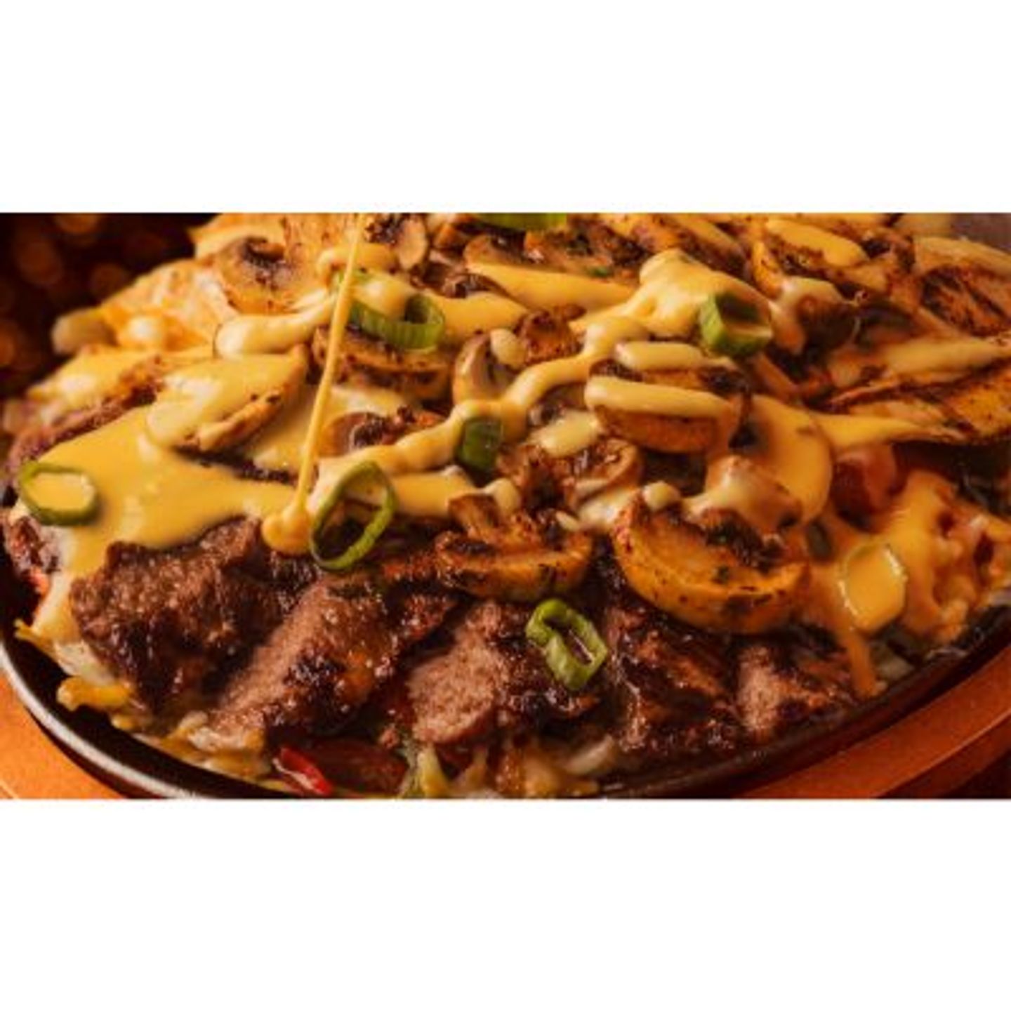 Cheesy Mushroom Chicken Fajita