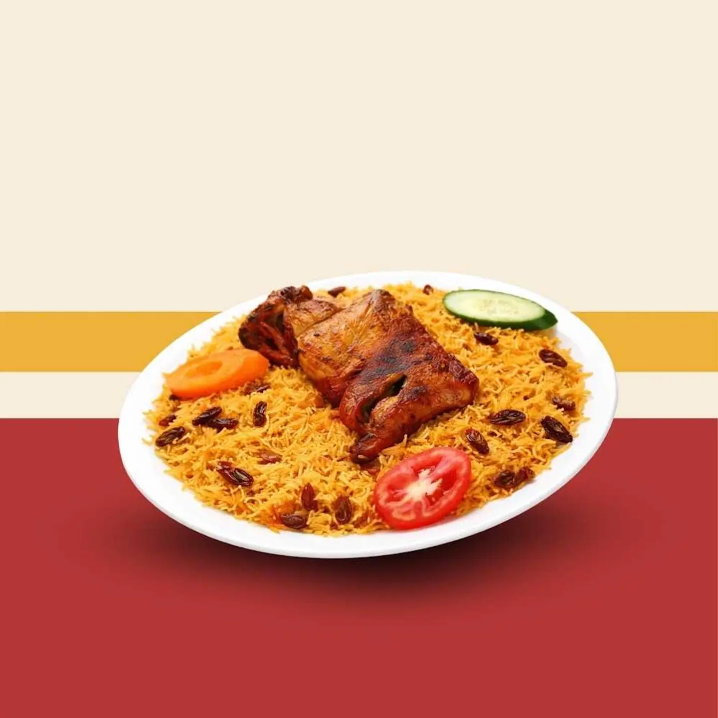 Half Charcoal Grilled Chicken With Rice