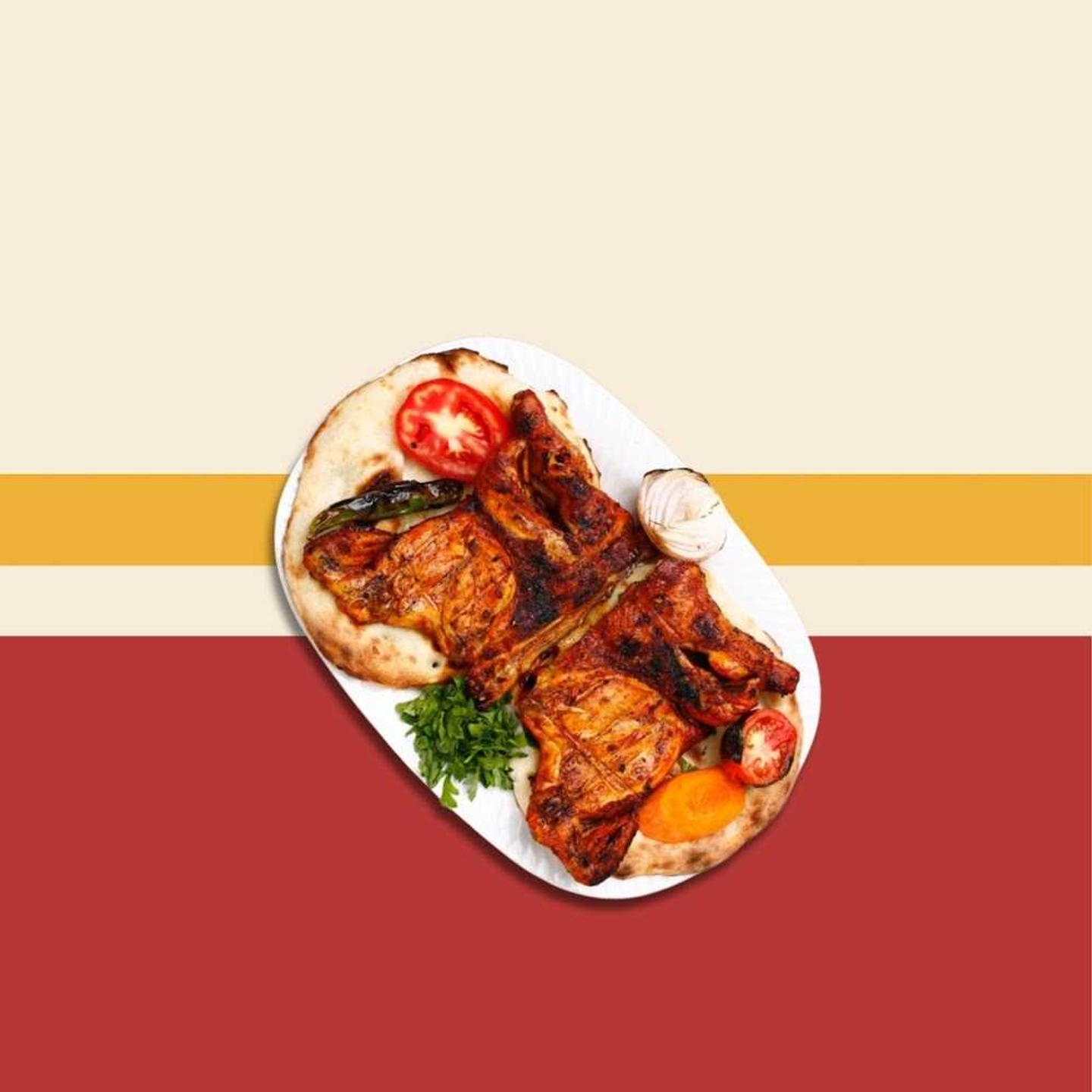 Whole Charcoal Grilled Chicken Plain