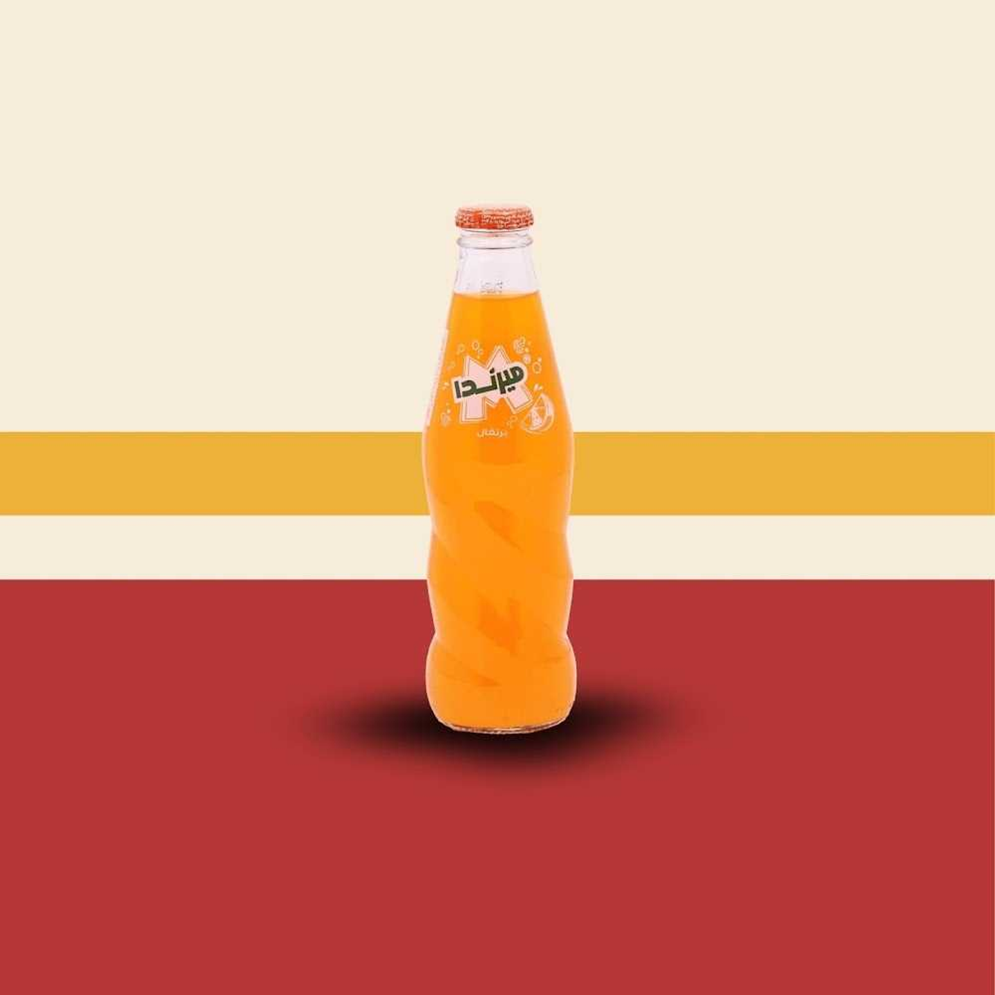 Mirinda Orange Glass
