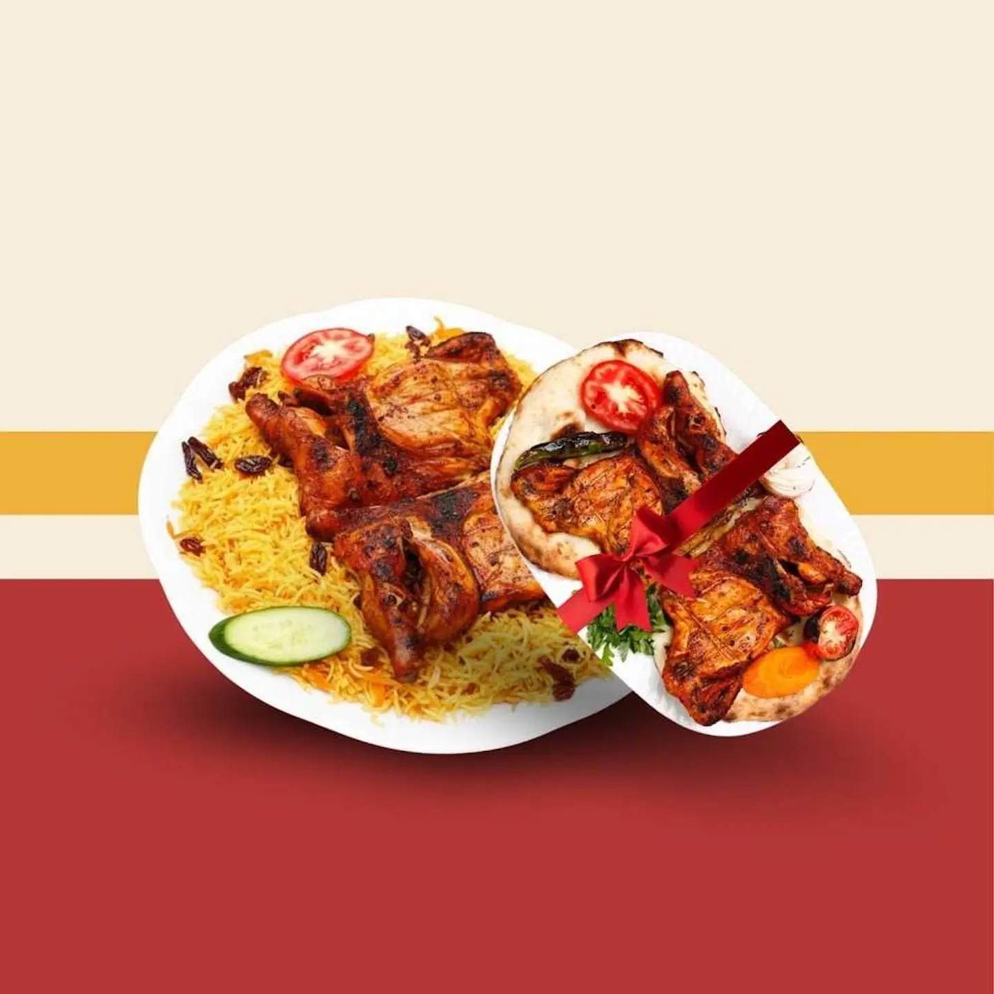 1 Charcoal Chicken With Rice And 1 Plain Free