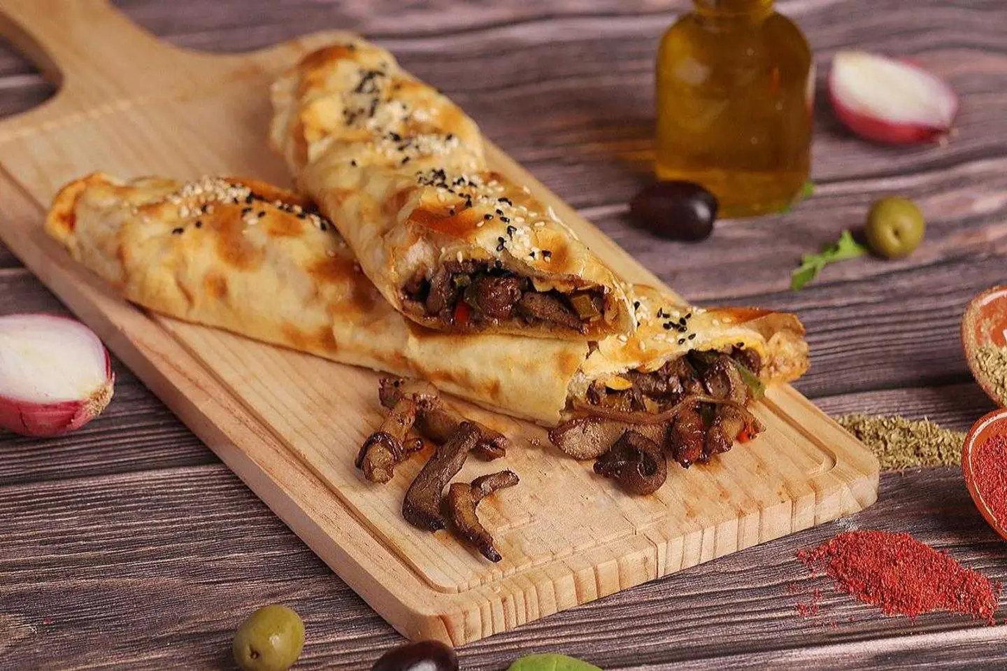 فطيرة فرن كبده بلدي