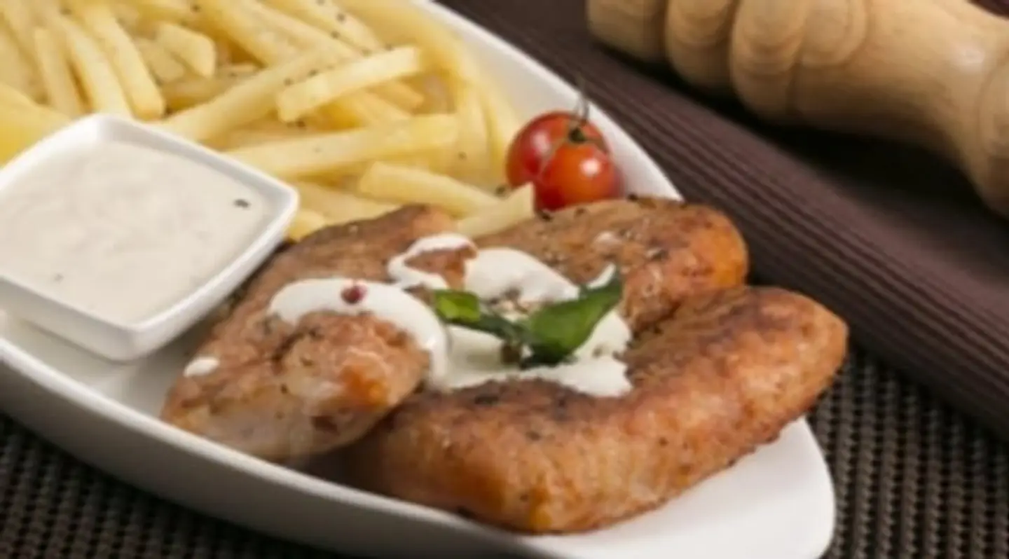 سمك فيليه طحينة