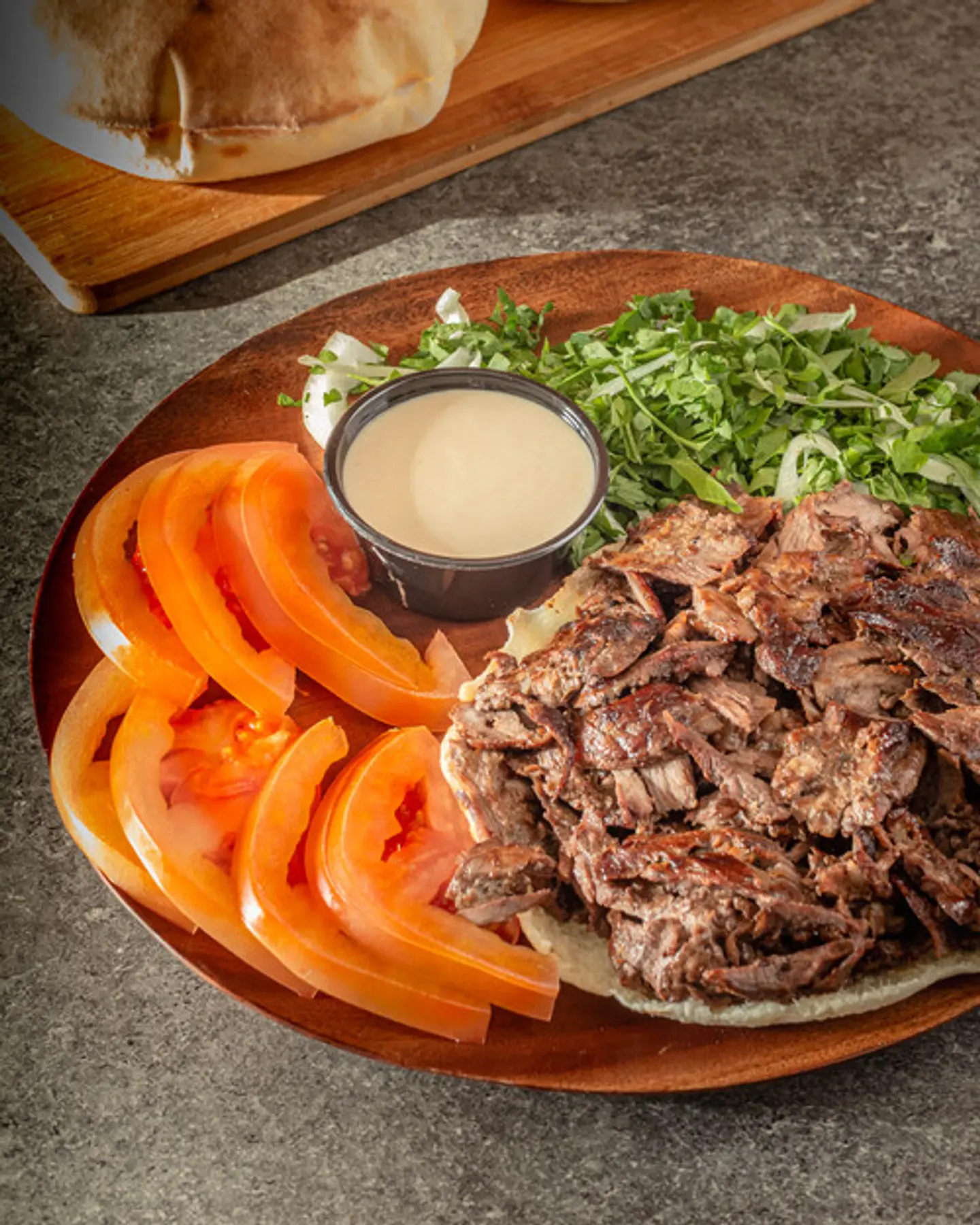 Beef Shawarma Plate 180gm