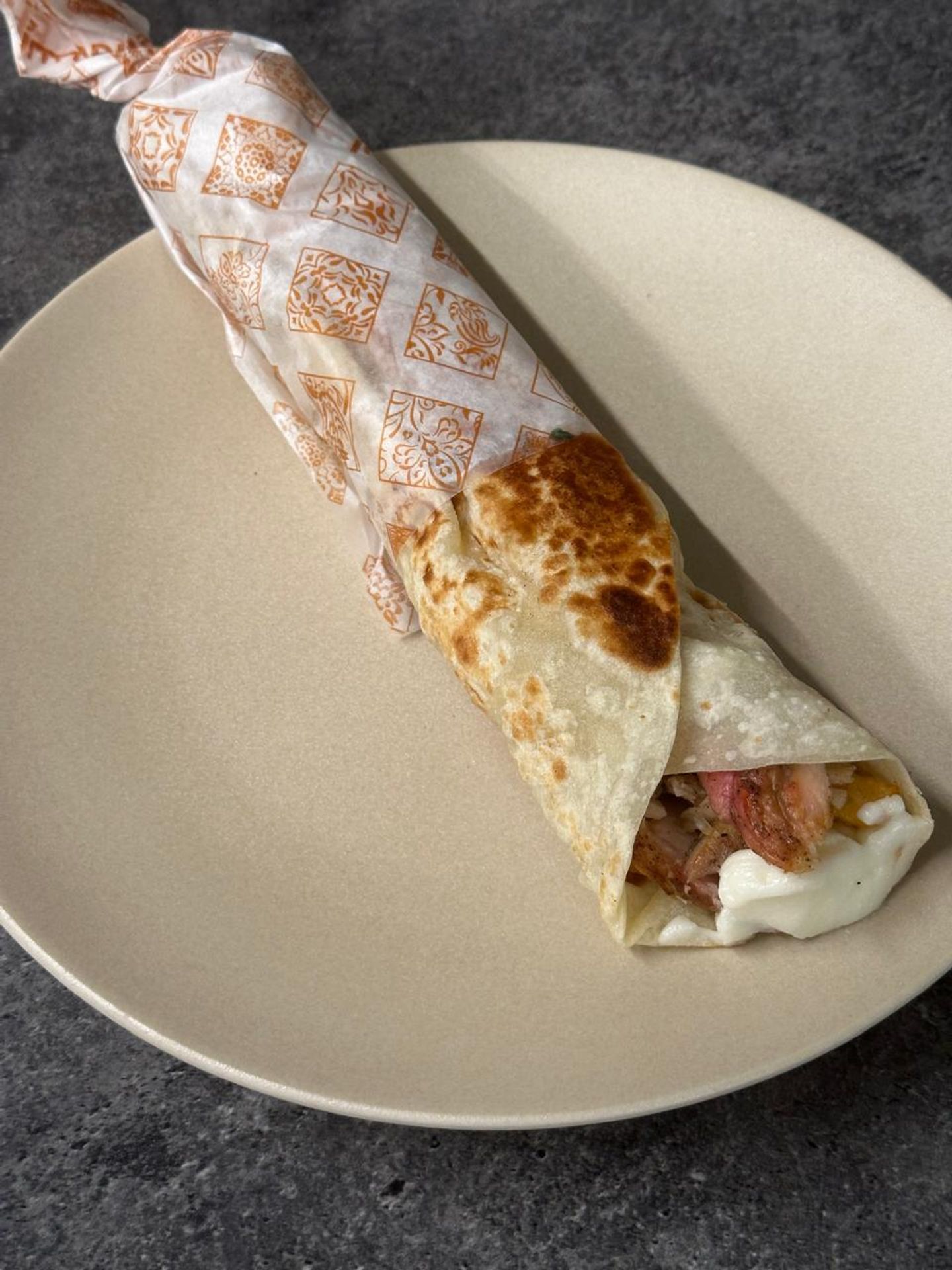 Tortilla Arabic Chicken Sandwich