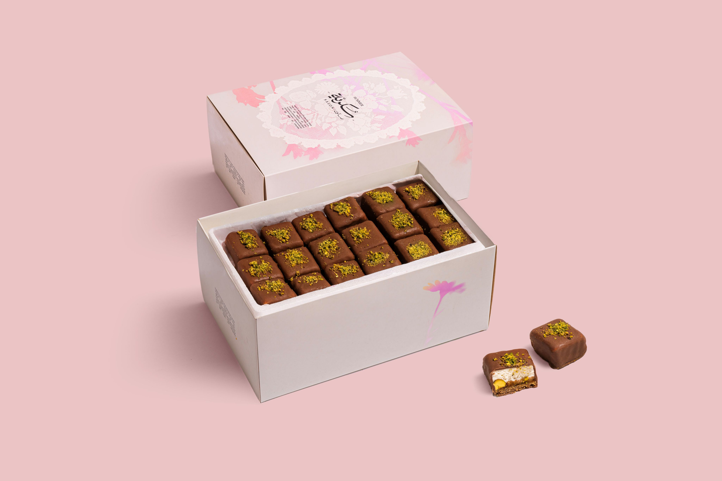 Mastic Praline Ice Bites