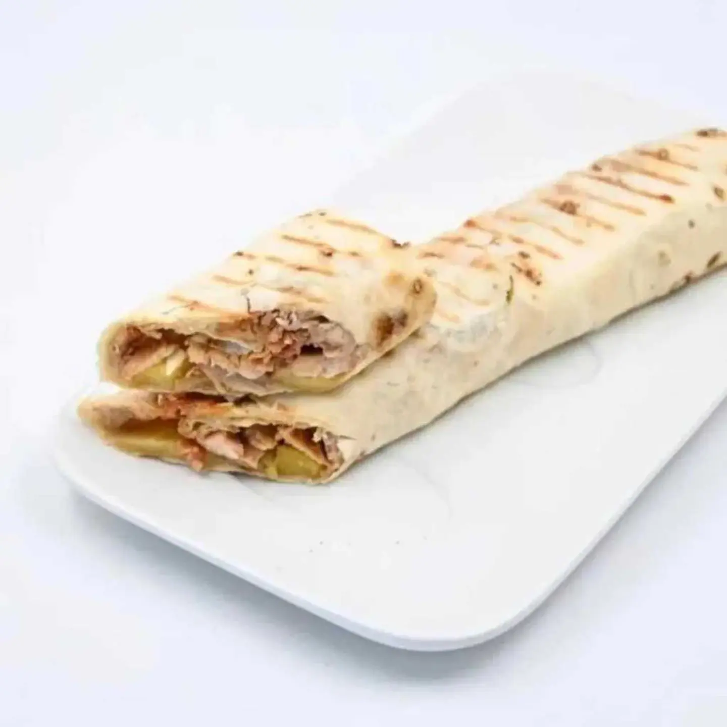 ساندوتش شاورما دجاج وسط