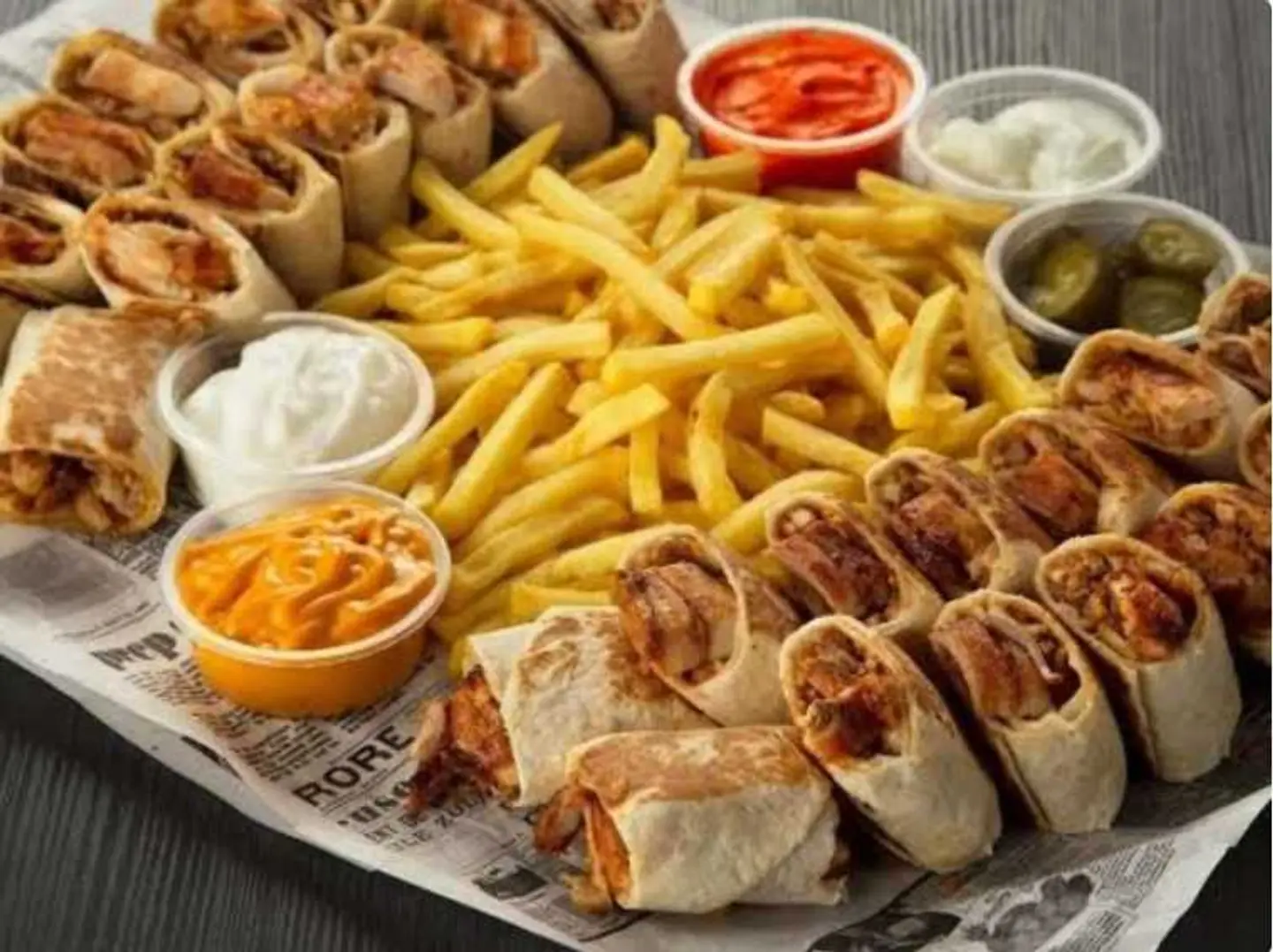 وجبه تكته مع المشروب