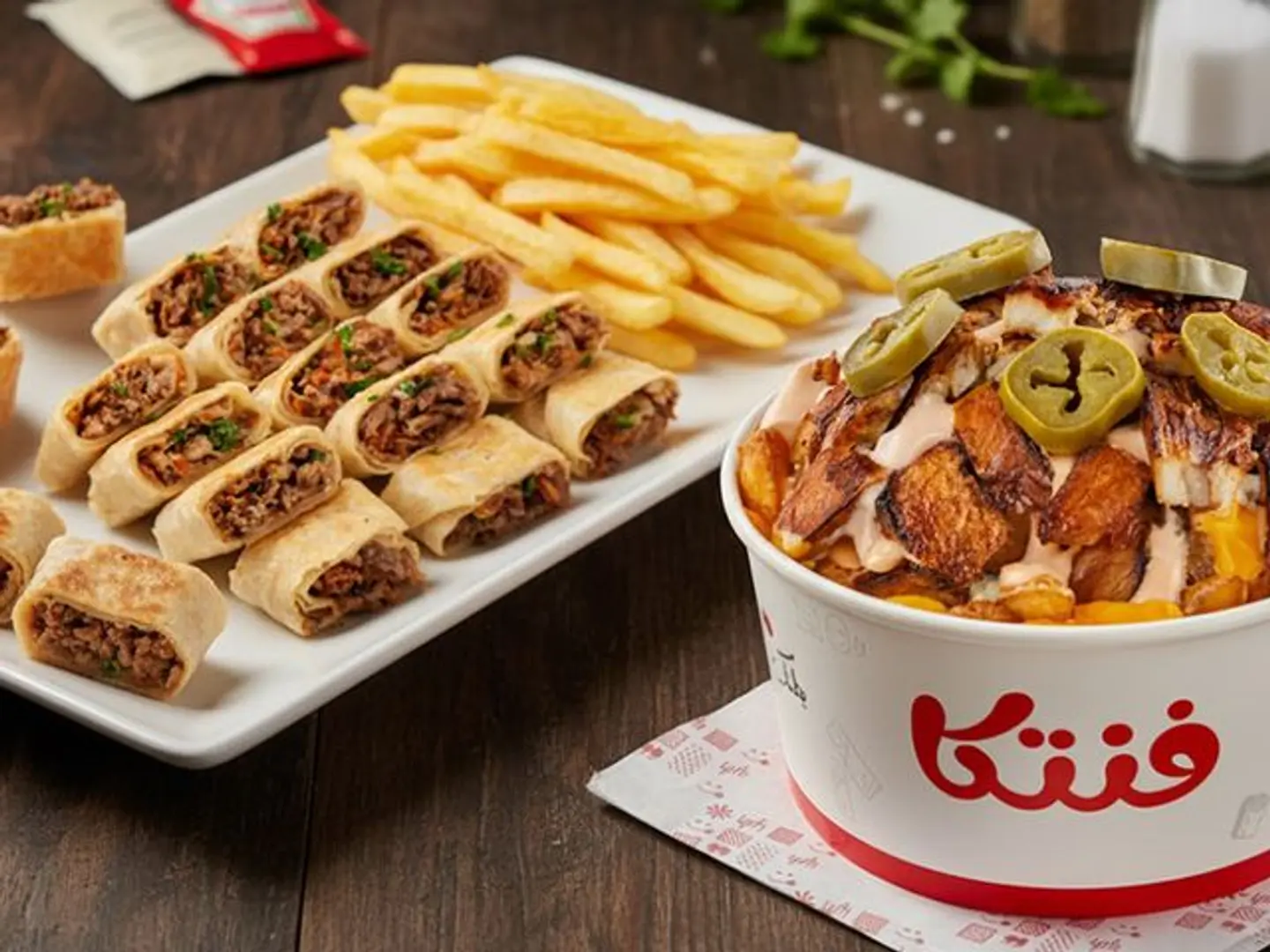 عربي لحم سنقل+فنتكا وسط