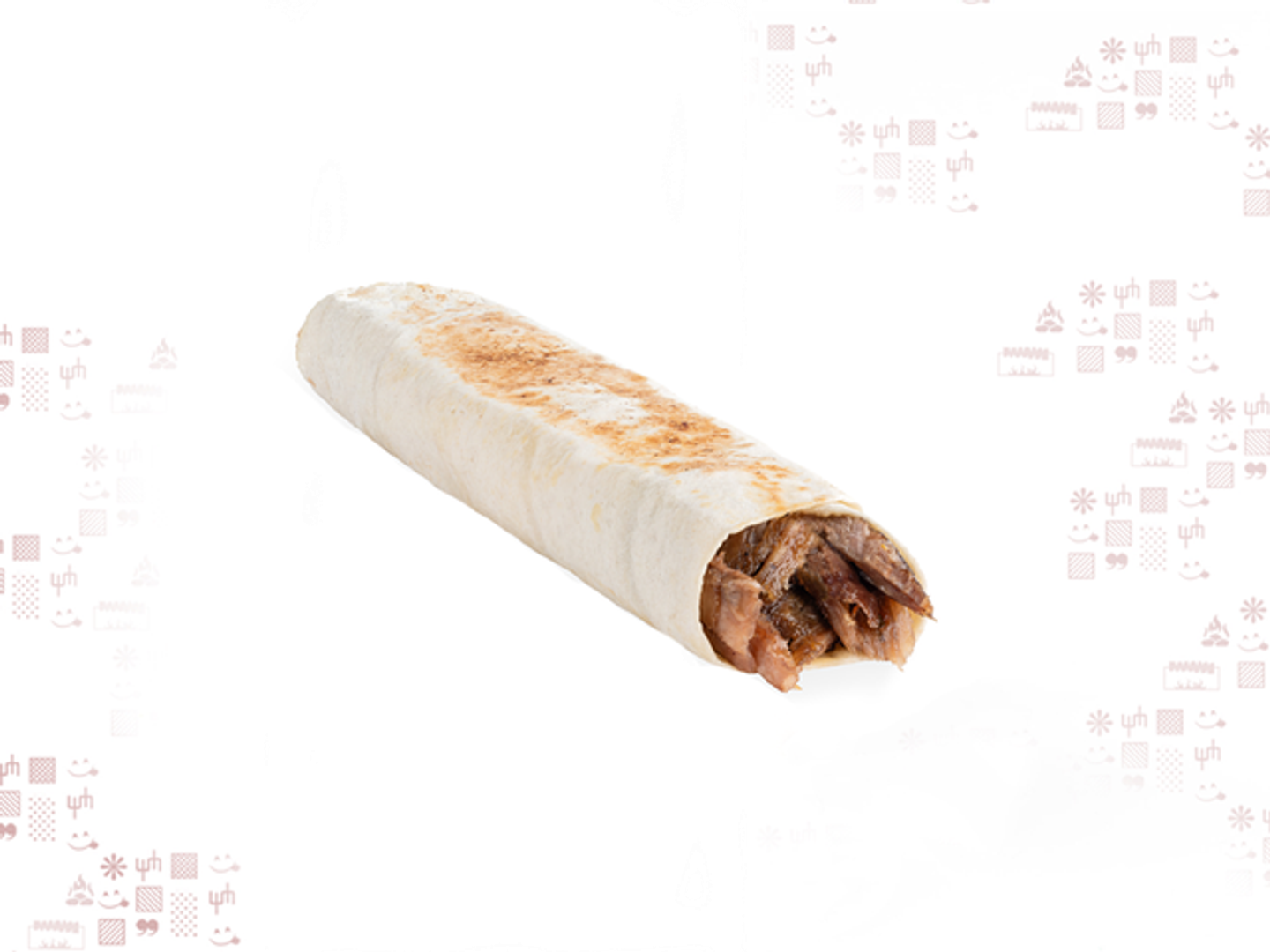 شاورما تورتيلا لحم