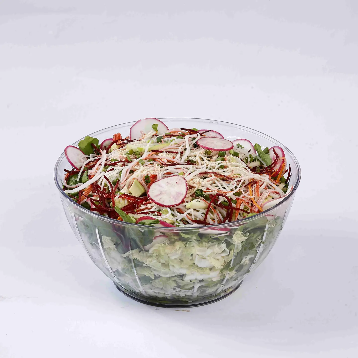 سلطة الجمعات السلطعون كبير جداً