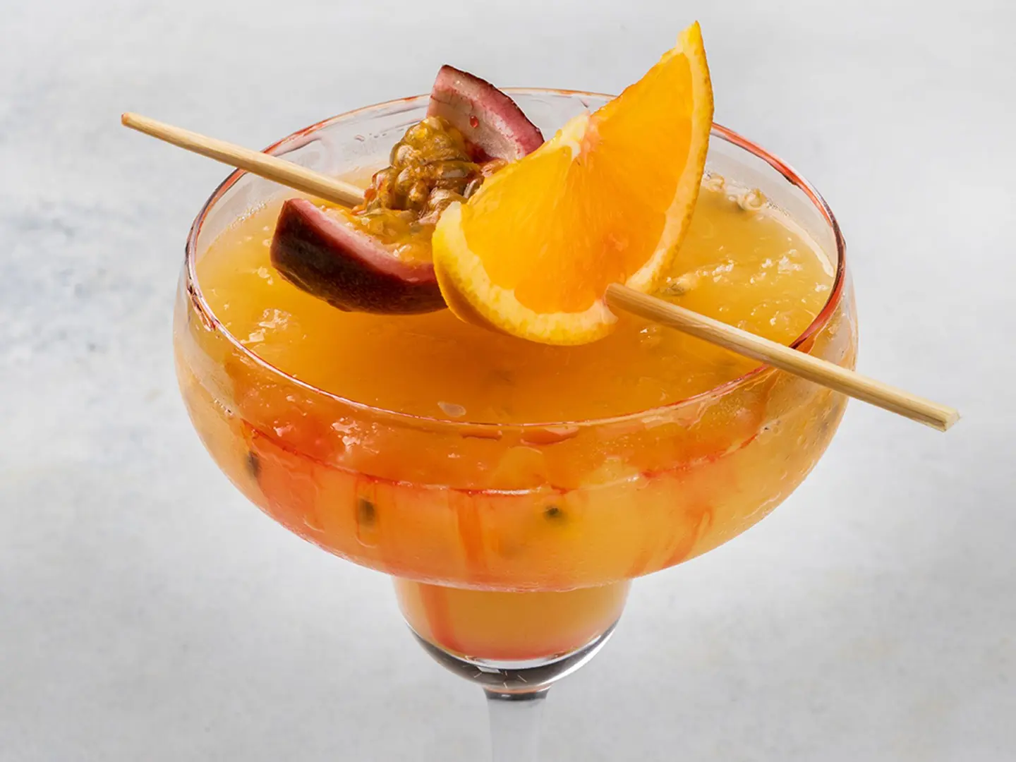 برتقال مع باشون فروت