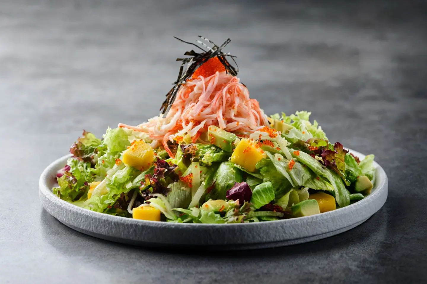 سلطة سلطعون مقرمش