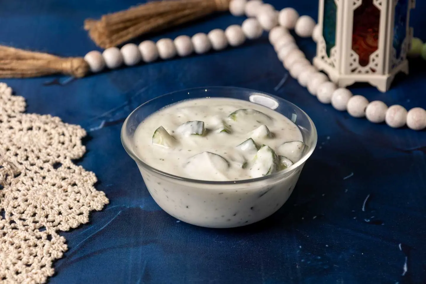 لبن و خيار مع نعناع